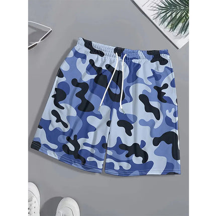 Fashion Cool Streetwear Men's Beach Shorts