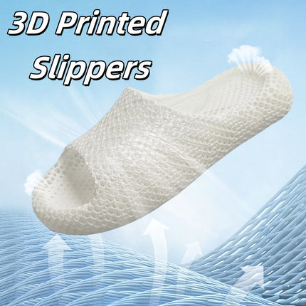 3D Printing Slippers Soft Breathable Waterproof Non-slip Slippers For Women Men Indoor And Outdoor Sports Shoes