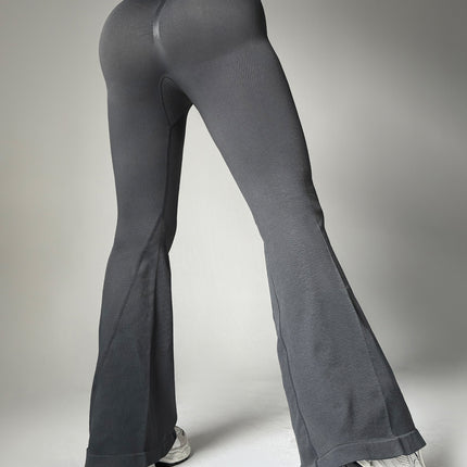 High Waist Flared Pants Women's Hip Lifting Casual Yoga Pants