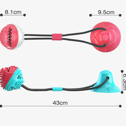 Sucker drawstring ball