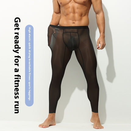 Men's Leggings One-piece Tight Ultra-thin Stretch