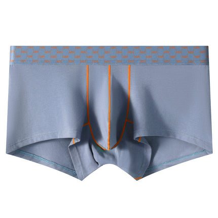 Men's Sports Fitness Low Waist Small Boxer Contrast Color Pants