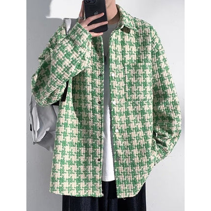 Lapel Men's Loose Casual Plus Size Jacket Coat