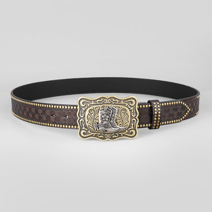 Trendy Western Denim Belt