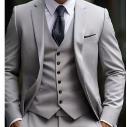 European And American Plus Fat Foreign Trade Plus Size Suit Three-piece Suit