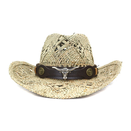 Ladies Fashion Hand Knitted Western Cowboy Hat
