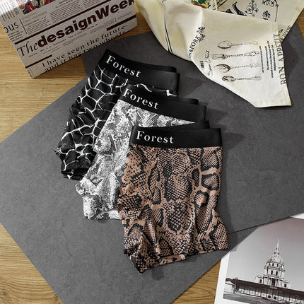 Men's Cool Thin Loose Fashion Personality Boxer Shorts