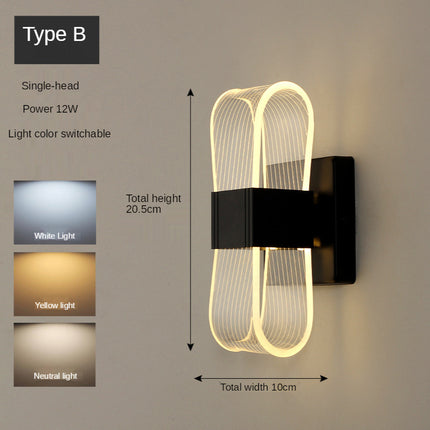 Golden Nordic Style Wall Lamp Lighting Fixture