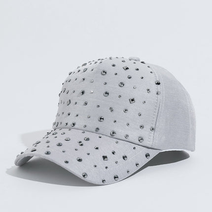 New Korean Style Summer Women's Diamond Cap Casual