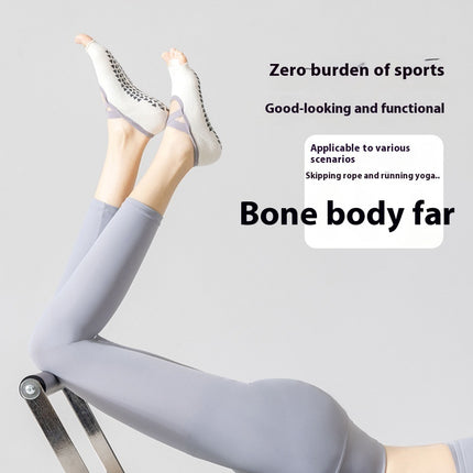 Open Toe Five Finger Yoga Socks Children's Professional Non-slip Summer Thin Short