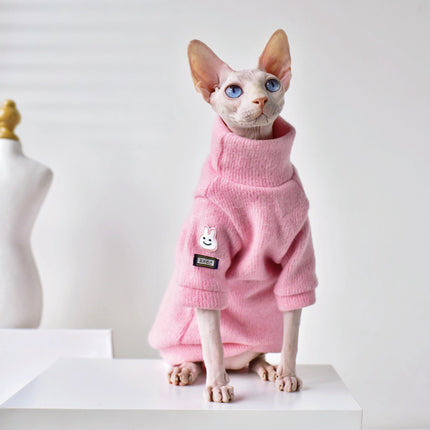 Thickened Warm Hairless Cat Coat In Winter