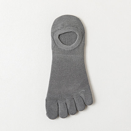 Men's Thin Mesh Breathable Five Finger Invisible Socks