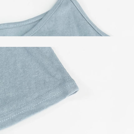 Blue Bow Embroidered Shirt Jacket Thin Top For Women