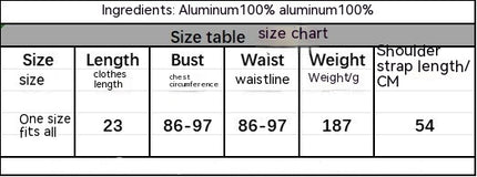 Metal Sequins Sling Party Nightclub Music Festival Sexy Hot Girl Top