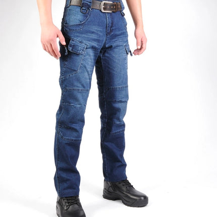 Tactical Jeans Straight Slim Training Men's Trousers