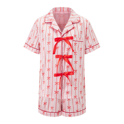 Heart Printing Short-sleeved Shorts Casual Suit Women's Homewear