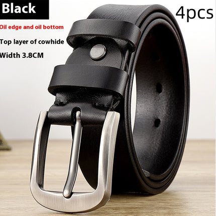 First Layer Cow Leather Belt Men