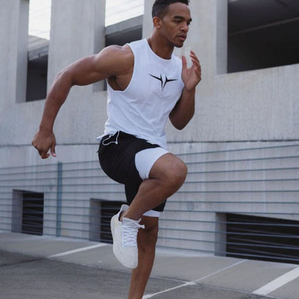 Sports Ice Silk Quick Drying Clothes Shorts Suit