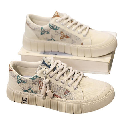 Trendy Wild Four Seasons Canvas Sneakers