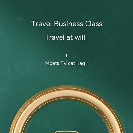 TV Cat Bag Out Portable Space Capsule Pet Backpack Carrying Large Capacity Portable