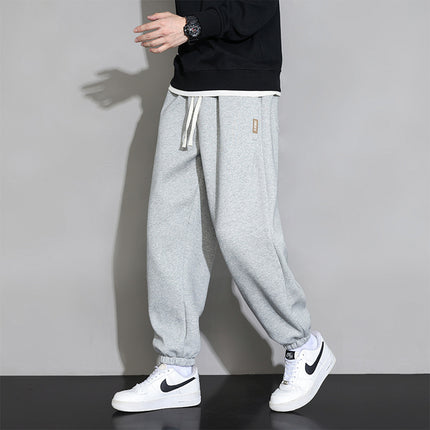 Men's Loose Thin Looking Extra Large Plus Casual Sports Trousers