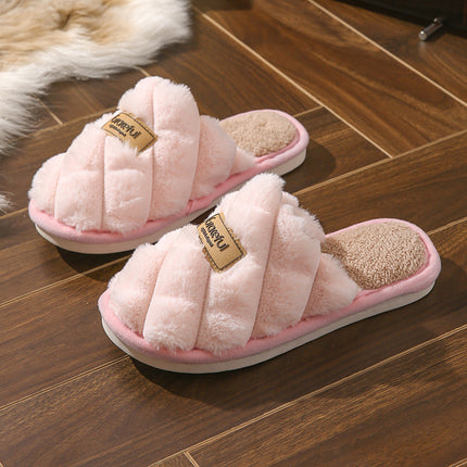 Cute Thick Bottom Interior Home Non-slip Plush Warm Cotton Slippers