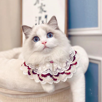 Cotton Lace Adjustable Bib Vip Bow