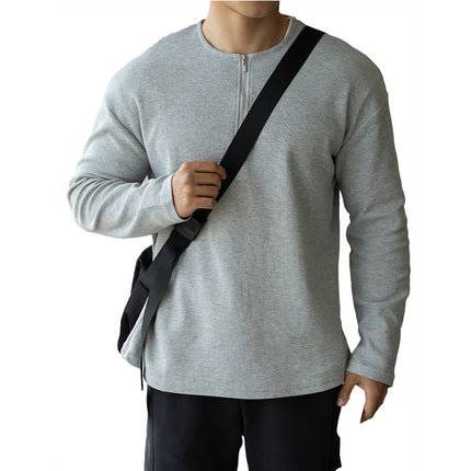 Spring Lapel T-shirt Solid Color Commute Loose Bottoming Shirt