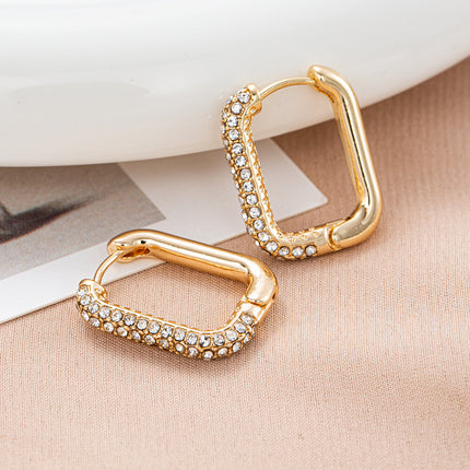 High-grade Round Ring Earrings Women