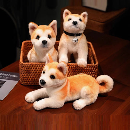 Simulation Dog Plush Toy Akita Doll