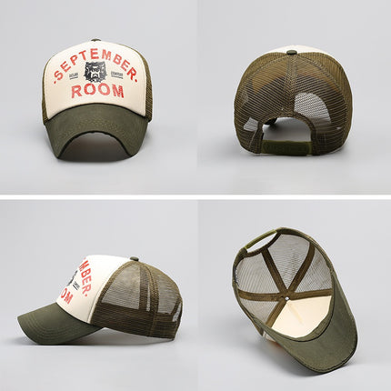 All-match Tall Crown Sunshade Breathable Peaked Cap