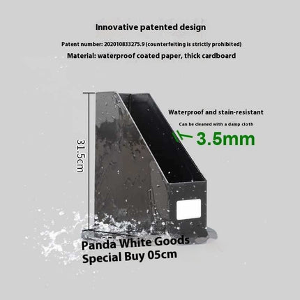 Vertical Book Desktop Storage Box