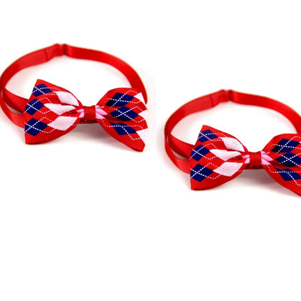 Plaid Pet Tie Cat Dog Scarf Accessories Pet Accessories