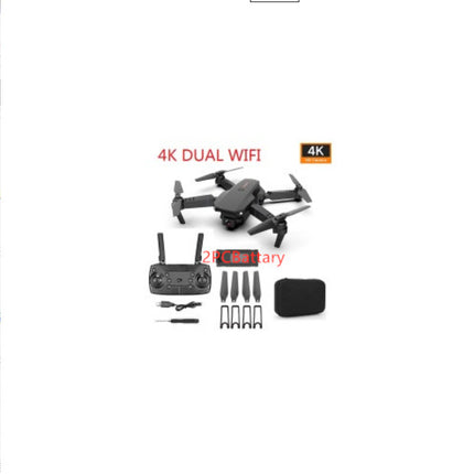 Folding high-definition aerial quadcopter