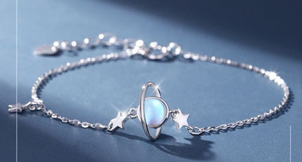 Moonstone Planet Bracelet New Women's Korean Version
