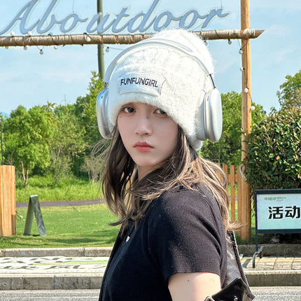 Simple All-matching Warm Sleeve Cap Windproof And Cold-resistant Ear Protection