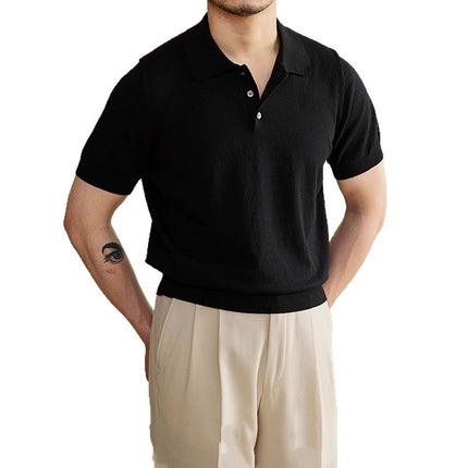 Summer Thin Men's Slim Casual Polo Shirt