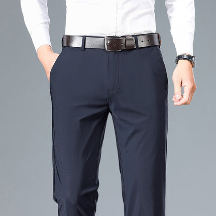 Men's High Elastic Jinammonia Ice Silk Casual Pants