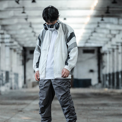 Casual Jacket With Loose Stand-up Collar