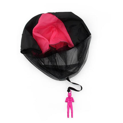 Hand Throwing Mini Soldier Camouflag Parachute Funny Toy Kid Outdoor Game Educational Fly Parachute Sport For Parent Child Toys