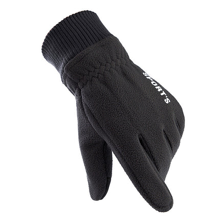 Men's Winter Polar Fleece Plus Fleece Warm Gloves