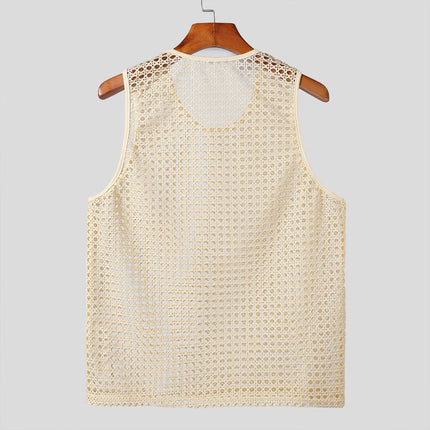 Hollow Fitness Sports Sleeveless T-shirt