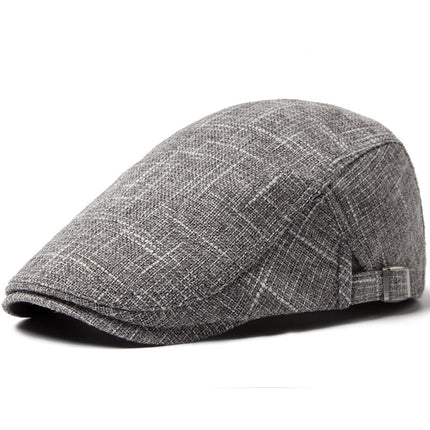 Men's Breathable Retro Casual Cotton And Linen Beret