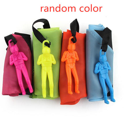 Hand Throwing Mini Soldier Camouflag Parachute Funny Toy Kid Outdoor Game Educational Fly Parachute Sport For Parent Child Toys