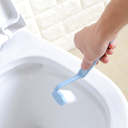Toilet V-shaped Plastic Side Bending Brush