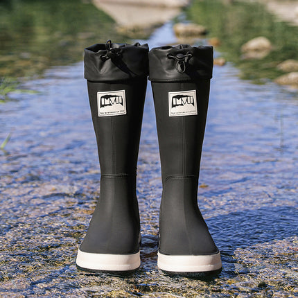 Couple Platform High Tube Outdoor Camping Rain Boots Waterproof Non-slip Rain Boots
