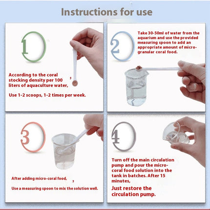 Ornamental Fish Coral Feed Micro Particles Are Easy To Absorb