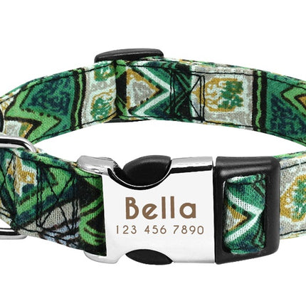 Pet Supplies Dog Collar High Reflective Durable Comfortable Breathable Adjustable Night Reflection