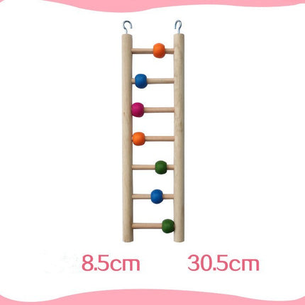 Parrot Bird With Toy Supplies Swing Ring Aerial Ladder Climbing Ladder