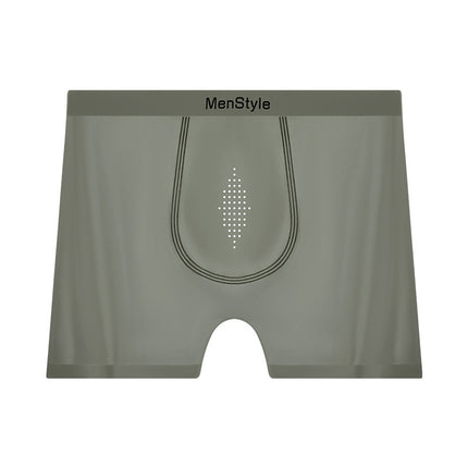 Satin Ice Silk Breathable Single-layer Bottom Crotch Seamless Boxers